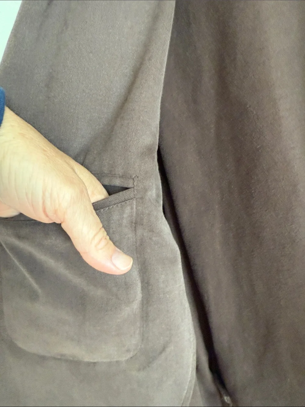 Stoffa Men's Brown Single-Button Blazer